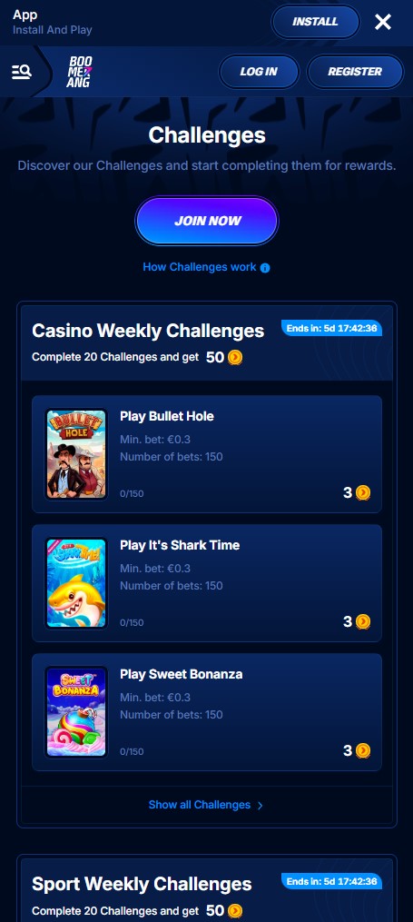 Add Boomerang Bet to Home Screen for Quick Access